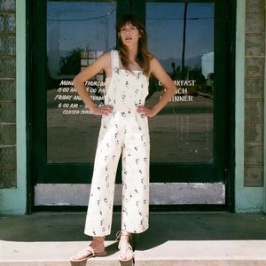 Zara Floral Print Overalls